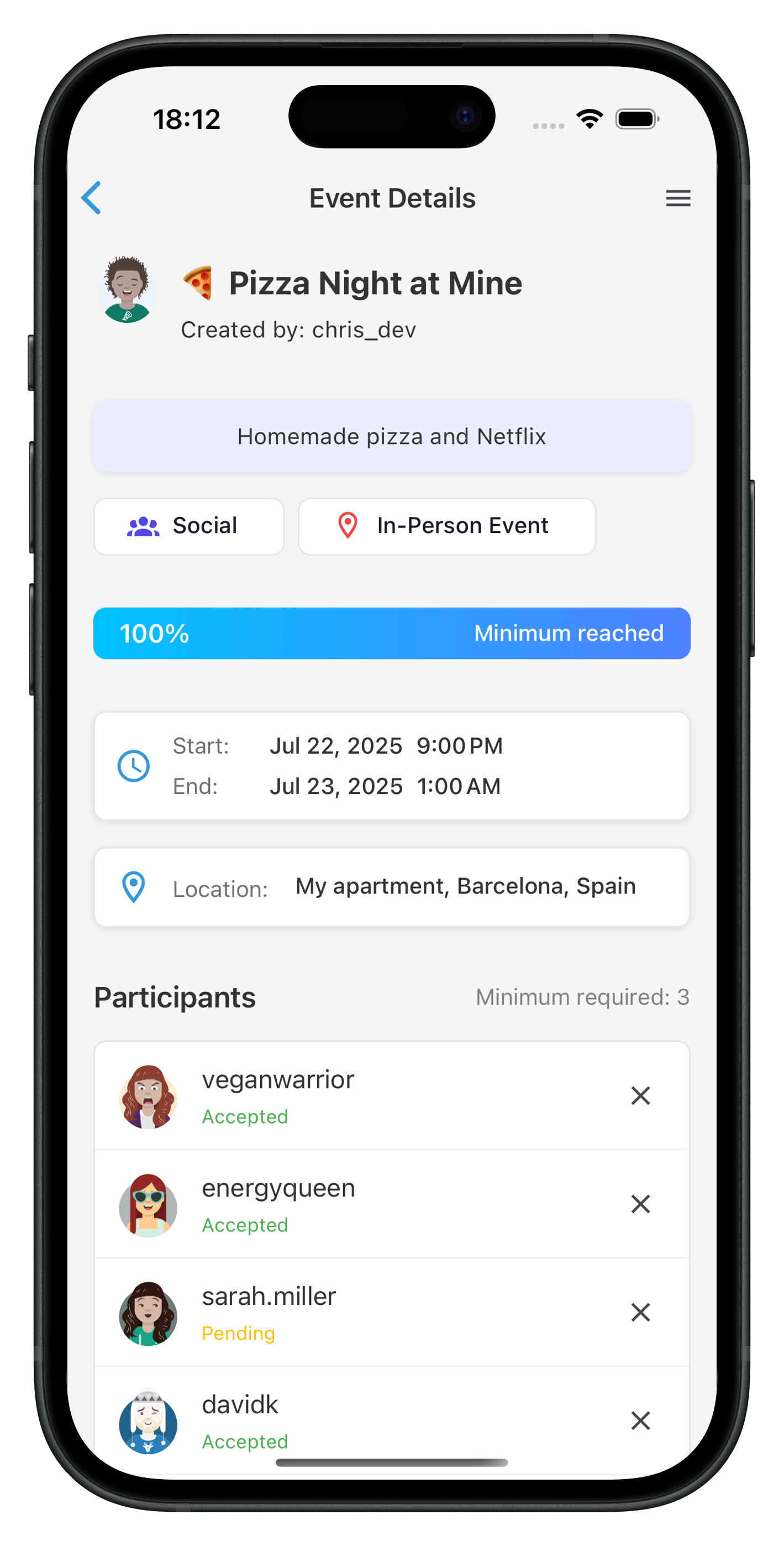 Event Details