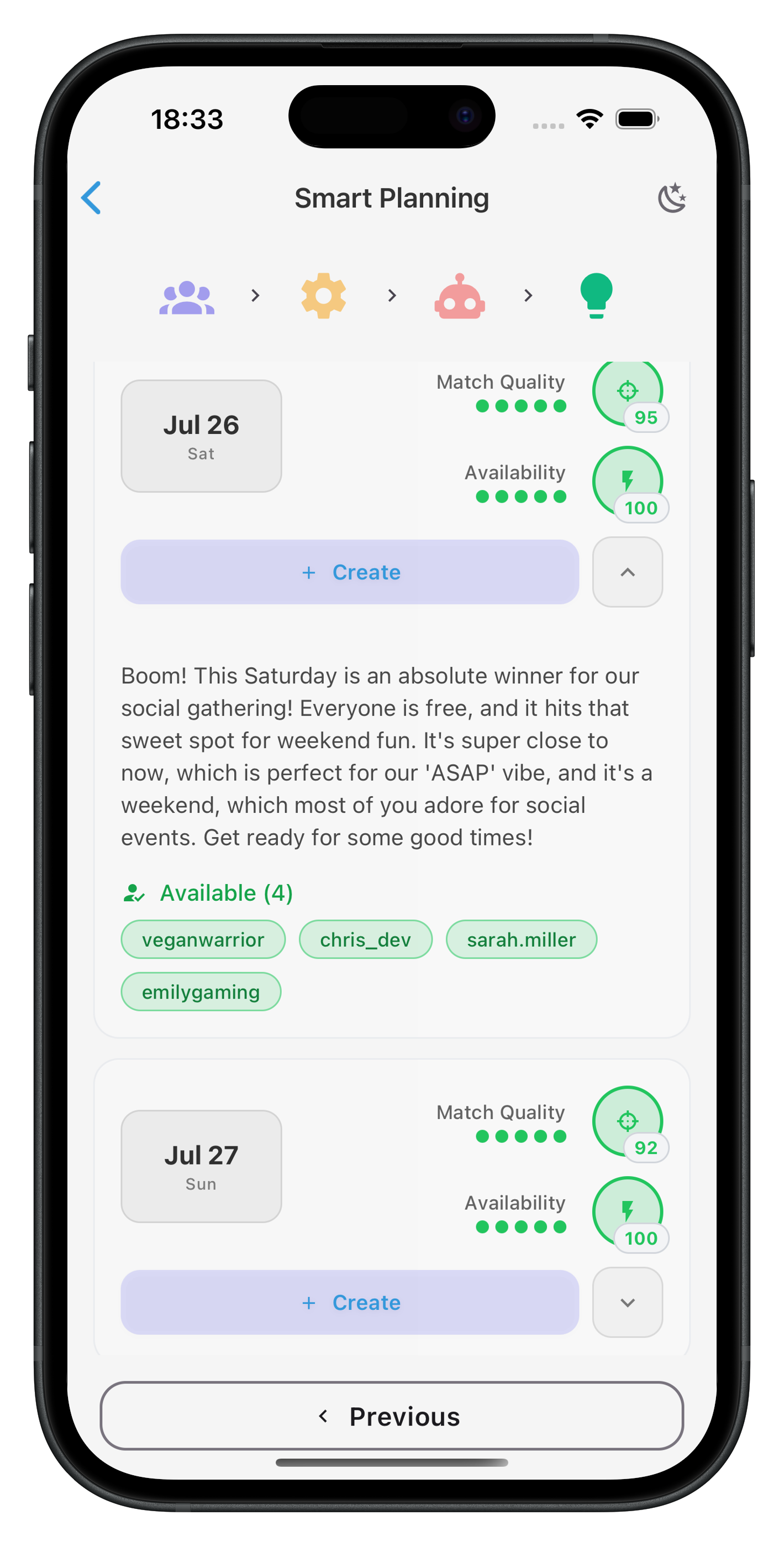 Smart Planning Details